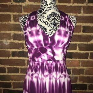 Bisou bisou tie dye maxi dress